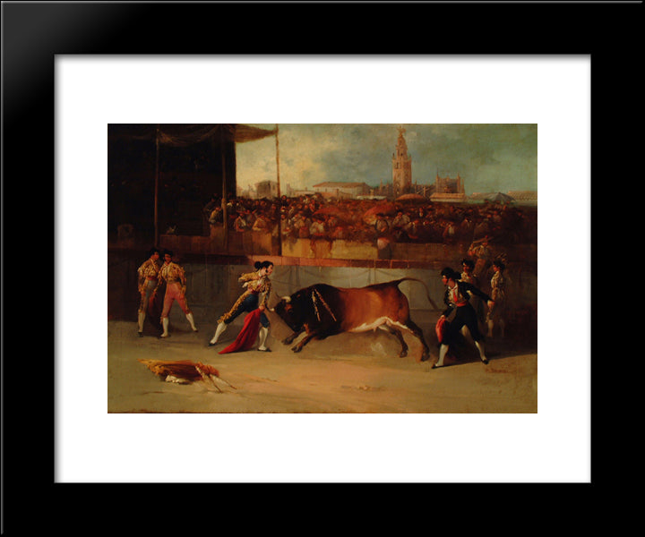 Suerte De Recibir 20x24 Black Modern Wood Framed Art Print Poster by Rodriguez de Guzman, Manuel