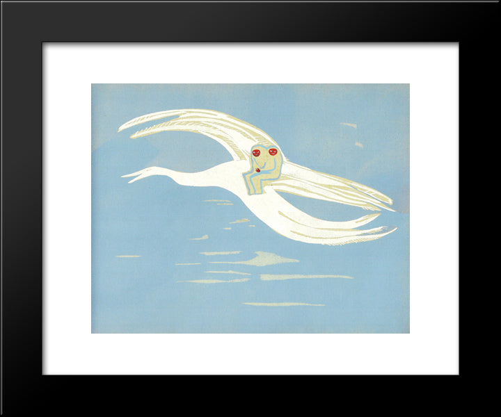 Ko & Ko 20x24 Black Modern Wood Framed Art Print Poster by Vieira da Silva, Maria Helena