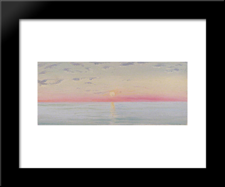 Red Sea 20x24 Black Modern Wood Framed Art Print Poster by North, Marianne