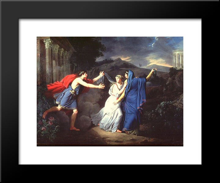 Unknown Title 20x24 Black Modern Wood Framed Art Print Poster by Benoist, Marie Guillemine
