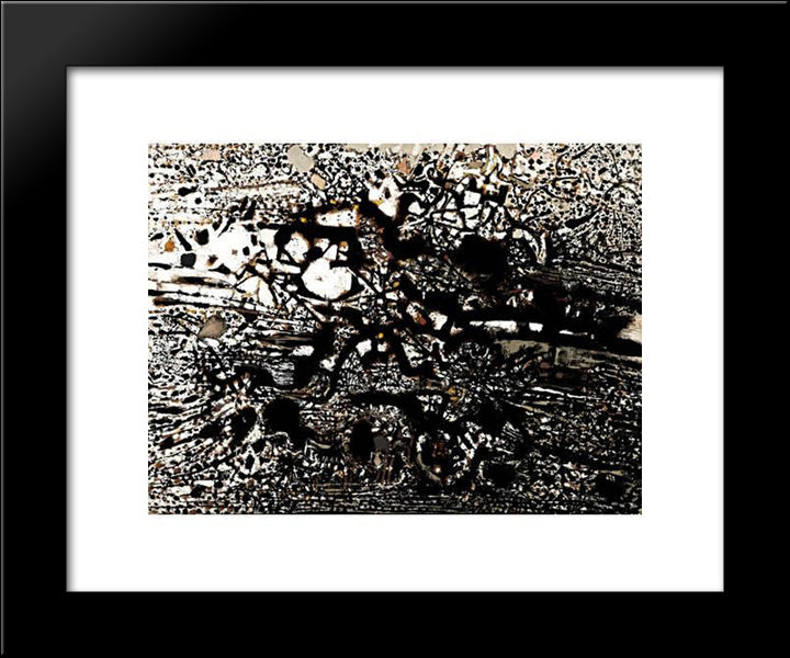 Eygalieres 20x24 Black Modern Wood Framed Art Print Poster by Prassinos, Mario