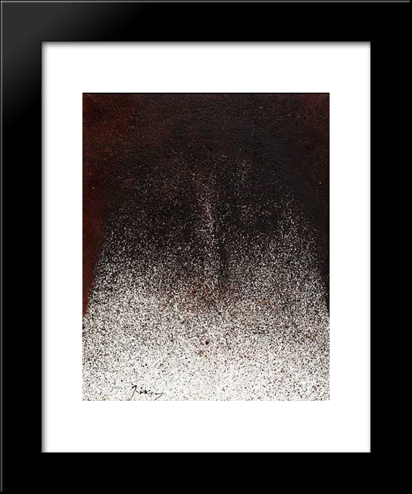 Peretextat No2 20x24 Black Modern Wood Framed Art Print Poster by Prassinos, Mario
