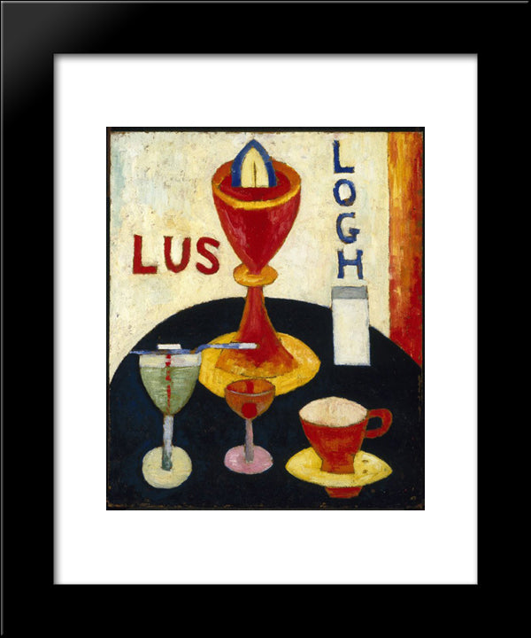 Handsome Drinks 20x24 Black Modern Wood Framed Art Print Poster by Hartley, Marsden