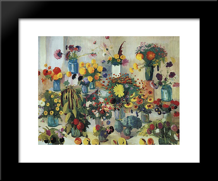 For The Armenians - Fighters, Veterans Of World War Ii 20x24 Black Modern Wood Framed Art Print Poster by Saryan, Martiros