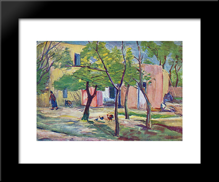 In The Springtime 20x24 Black Modern Wood Framed Art Print Poster by Saryan, Martiros