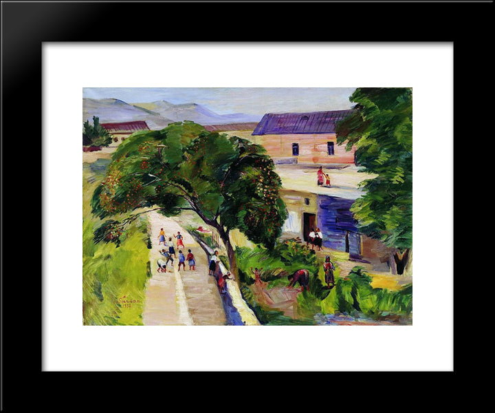July 20x24 Black Modern Wood Framed Art Print Poster by Saryan, Martiros