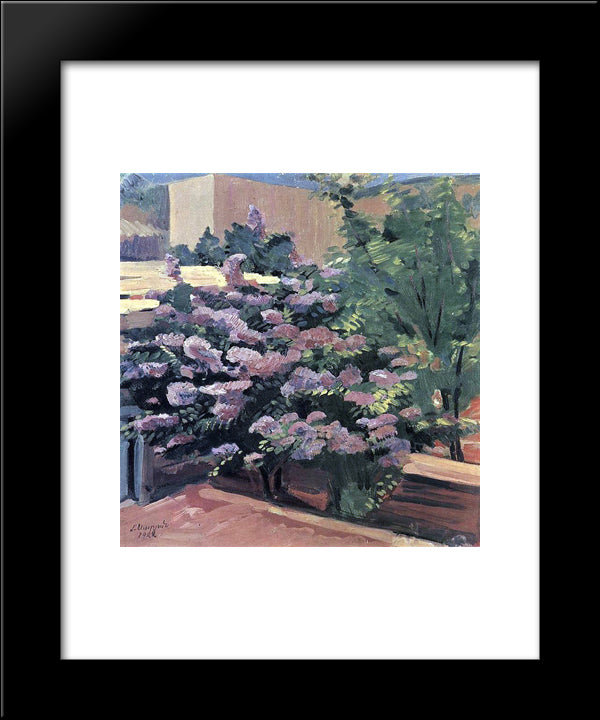 Lilac 20x24 Black Modern Wood Framed Art Print Poster by Saryan, Martiros