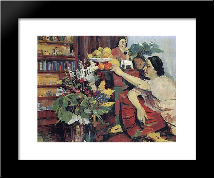 Lusik Saryan 20x24 Black Modern Wood Framed Art Print Poster by Saryan, Martiros