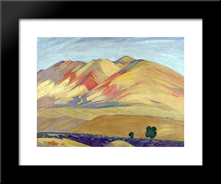 Near Dvin 20x24 Black Modern Wood Framed Art Print Poster by Saryan, Martiros