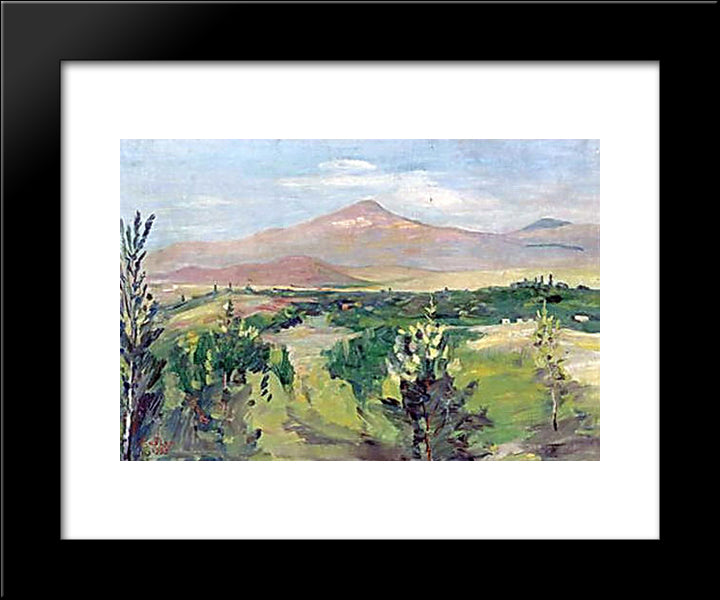 October Day 20x24 Black Modern Wood Framed Art Print Poster by Saryan, Martiros