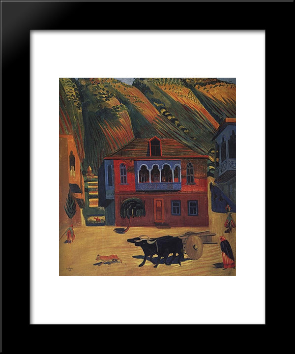 The Day 20x24 Black Modern Wood Framed Art Print Poster by Saryan, Martiros