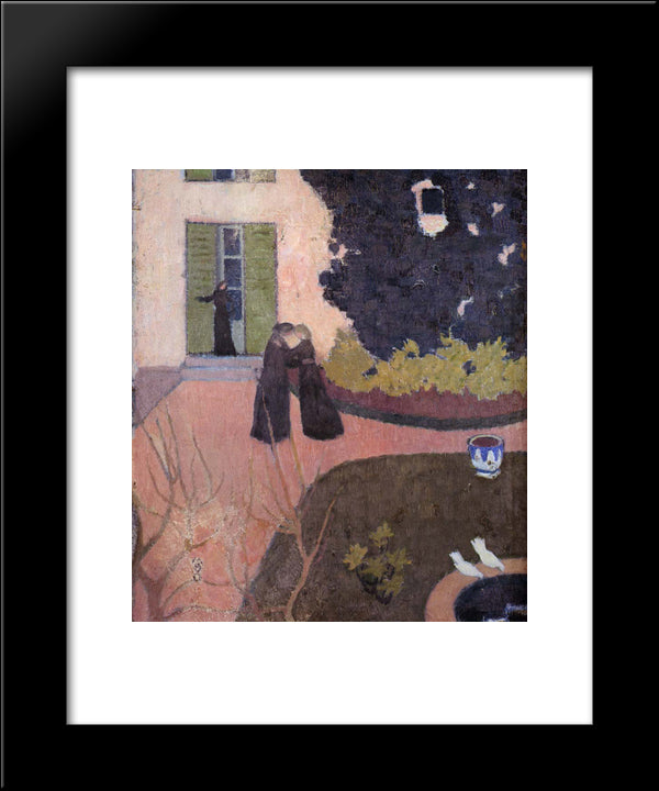 The Meeting 20x24 Black Modern Wood Framed Art Print Poster by Denis, Maurice