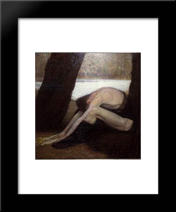 Despair 20x24 Black Modern Wood Framed Art Print Poster by Kurzweil, Max
