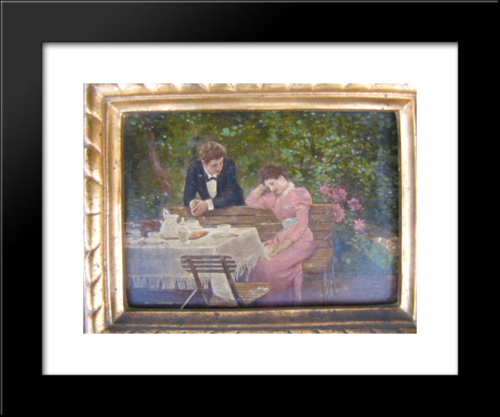 Love 20x24 Black Modern Wood Framed Art Print Poster by Kurzweil, Max