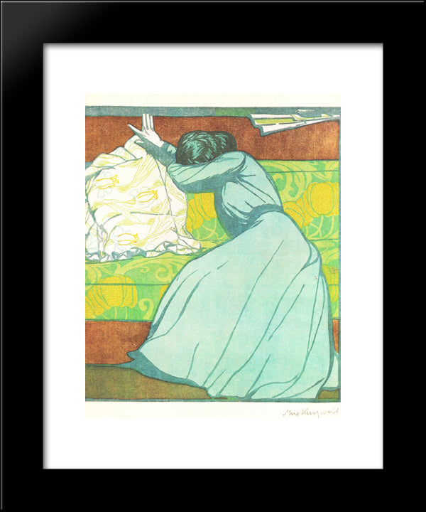 The Cushio 20x24 Black Modern Wood Framed Art Print Poster by Kurzweil, Max