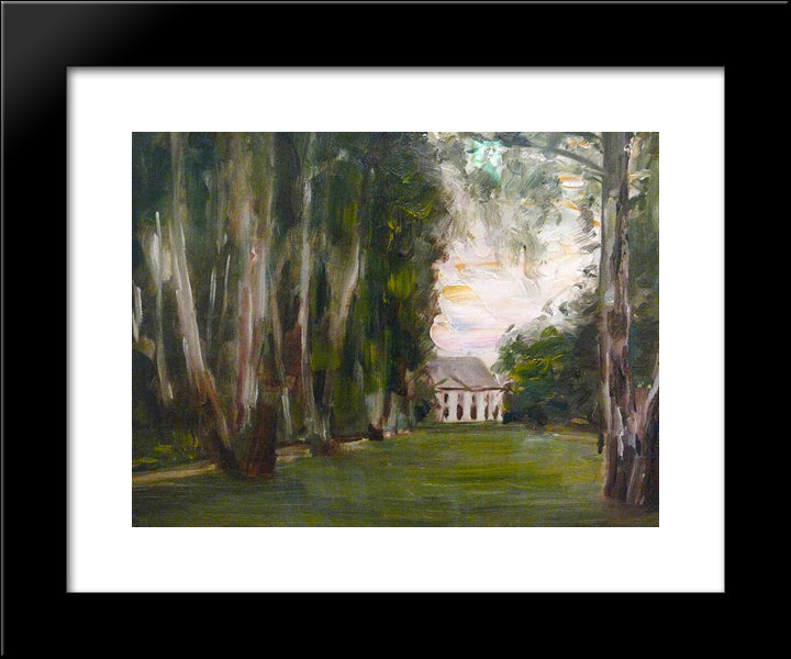 Villa 20x24 Black Modern Wood Framed Art Print Poster by Liebermann, Max