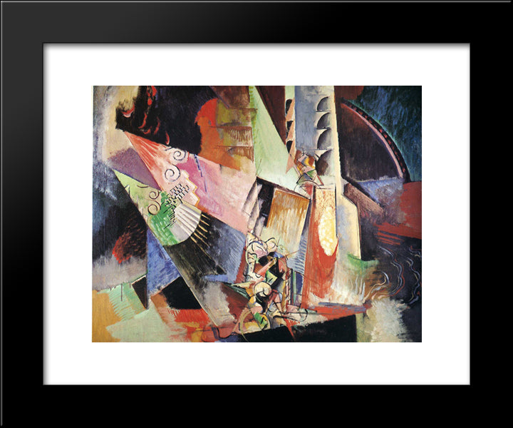Russian Ballet 20x24 Black Modern Wood Framed Art Print Poster by Weber, Max