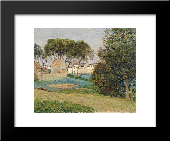 Douarnenez, October Landscape 20x24 Black Modern Wood Framed Art Print Poster by Maufra, Maxime