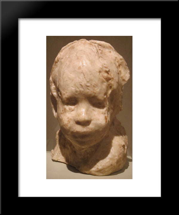 Jewish Boy 20x24 Black Modern Wood Framed Art Print Poster by Rosso, Medardo
