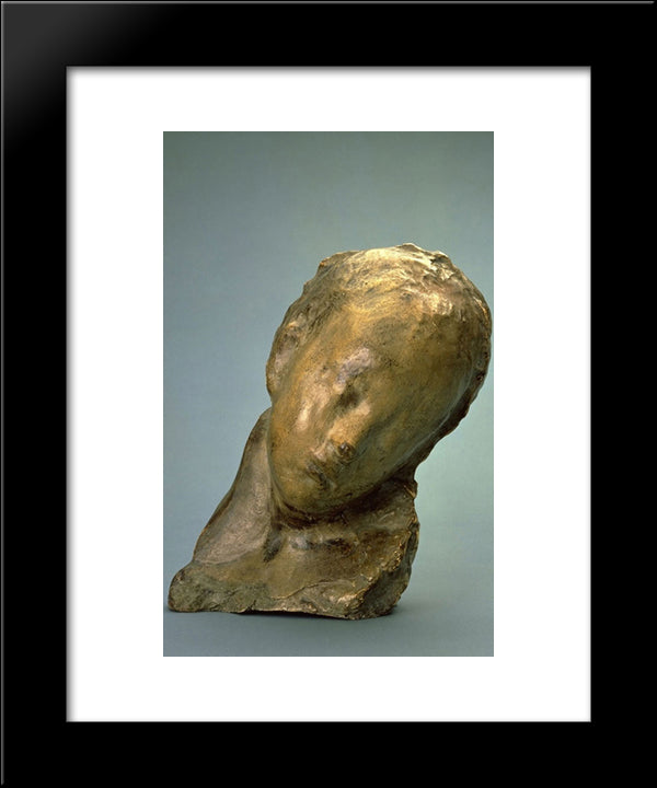 Sick Boy (Bambino Malato) 20x24 Black Modern Wood Framed Art Print Poster by Rosso, Medardo