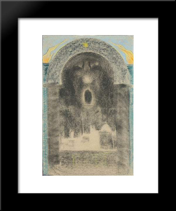 Consert 20x24 Black Modern Wood Framed Art Print Poster by Ciurlionis, Mikalojus