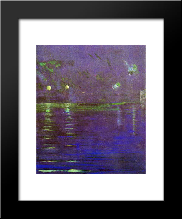 Creation Of The World V 20x24 Black Modern Wood Framed Art Print Poster by Ciurlionis, Mikalojus
