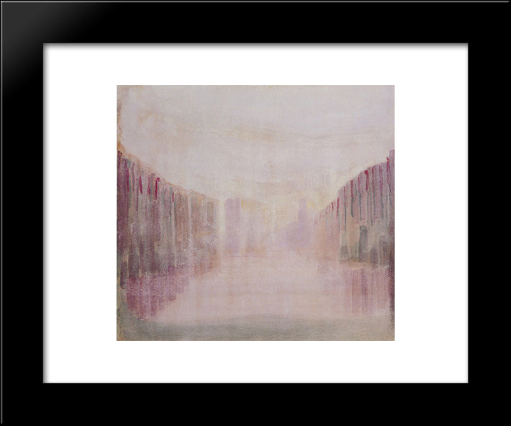 Daybreak (I) 20x24 Black Modern Wood Framed Art Print Poster by Ciurlionis, Mikalojus