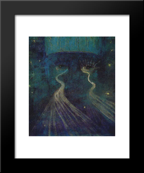 Eternity 20x24 Black Modern Wood Framed Art Print Poster by Ciurlionis, Mikalojus