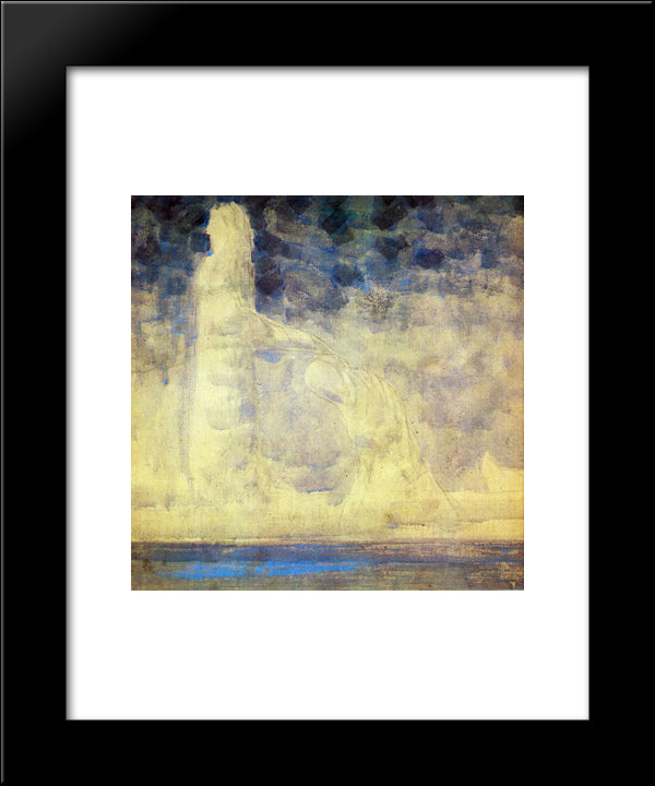 Journey Of The Prince (I) 20x24 Black Modern Wood Framed Art Print Poster by Ciurlionis, Mikalojus