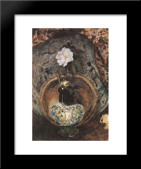 Briar 20x24 Black Modern Wood Framed Art Print Poster by Vrubel, Mikhail