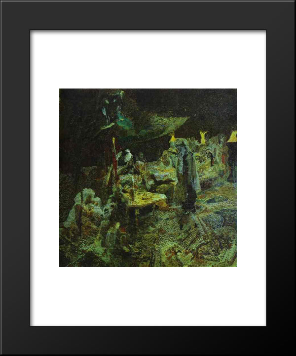 Eastern Tale 20x24 Black Modern Wood Framed Art Print Poster by Vrubel, Mikhail