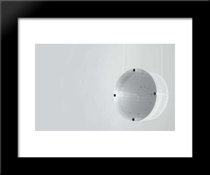 Disco Zero 20x24 Black Modern Wood Framed Art Print Poster by Schendel, Mira