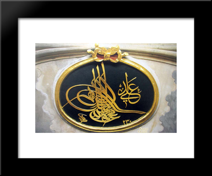 Sultan Ii Mahmud 20x24 Black Modern Wood Framed Art Print Poster by Rakim, Mustafa