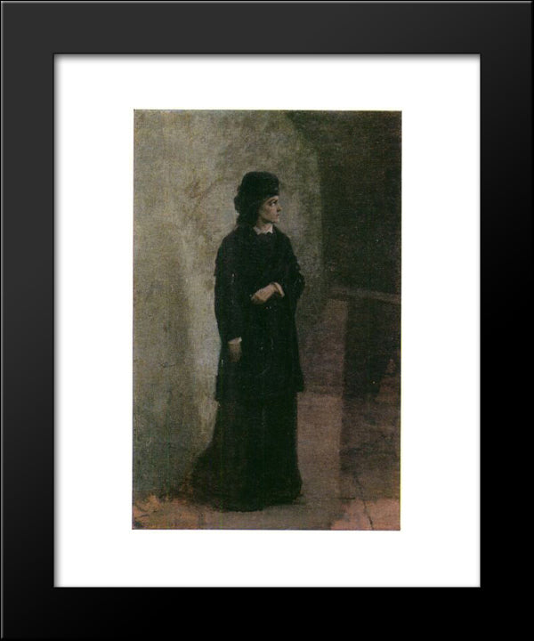 Terrorist 20x24 Black Modern Wood Framed Art Print Poster by Yaroshenko, Mykola