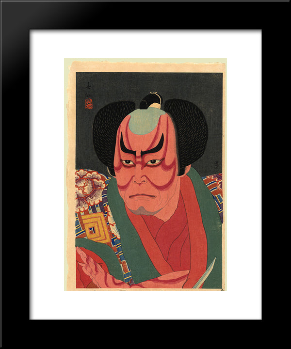 Study Of The Actor Nakamura Kichiemon As Otokonosuke 20x24 Black Modern Wood Framed Art Print Poster by Shunsen, Natori