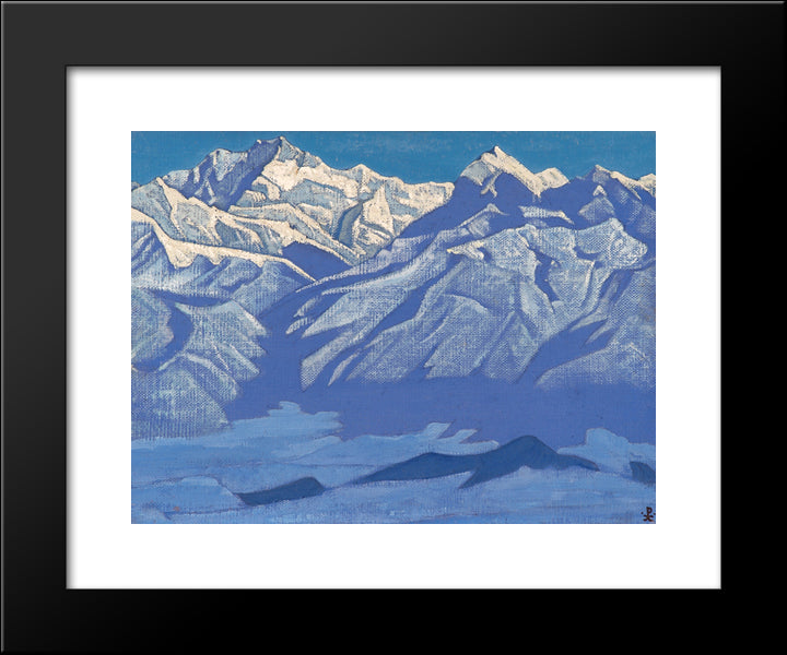 All Ridge 20x24 Black Modern Wood Framed Art Print Poster by Roerich, Nicholas
