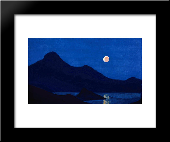 Eclipse 20x24 Black Modern Wood Framed Art Print Poster by Roerich, Nicholas