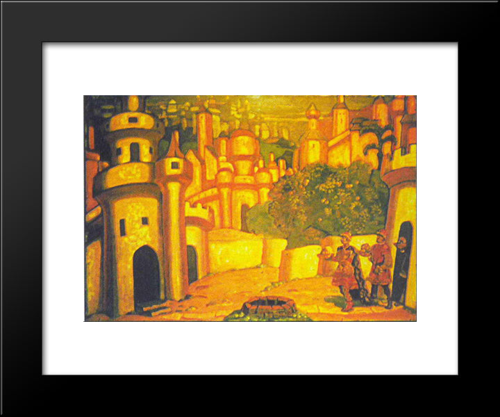 Gifts 20x24 Black Modern Wood Framed Art Print Poster by Roerich, Nicholas
