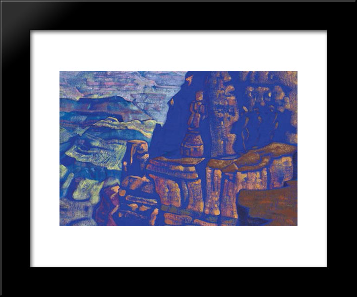 Grand Canyon, Arizona 20x24 Black Modern Wood Framed Art Print Poster by Roerich, Nicholas