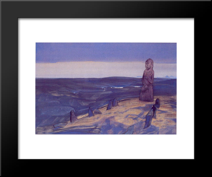 Keeper Of Cuple 20x24 Black Modern Wood Framed Art Print Poster by Roerich, Nicholas
