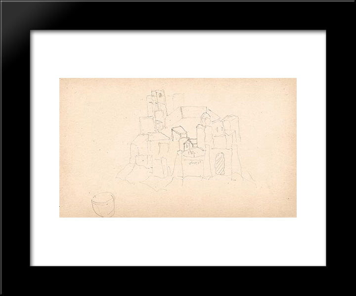 Ledenets 20x24 Black Modern Wood Framed Art Print Poster by Roerich, Nicholas