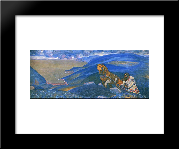Mikula Selyaninovich 20x24 Black Modern Wood Framed Art Print Poster by Roerich, Nicholas