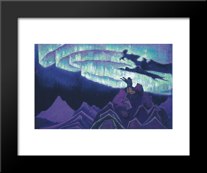 Moses The Leader 20x24 Black Modern Wood Framed Art Print Poster by Roerich, Nicholas