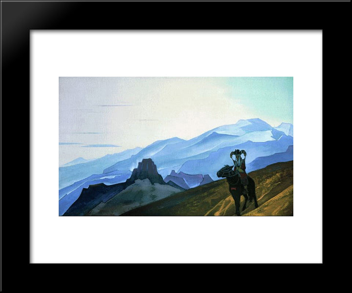 Mother Of Genghis Khan 20x24 Black Modern Wood Framed Art Print Poster by Roerich, Nicholas