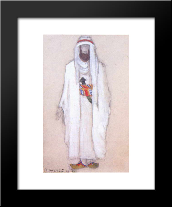Old Arabian 20x24 Black Modern Wood Framed Art Print Poster by Roerich, Nicholas
