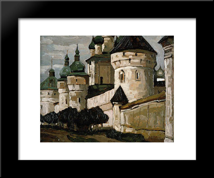 Rostov The Great 20x24 Black Modern Wood Framed Art Print Poster by Roerich, Nicholas