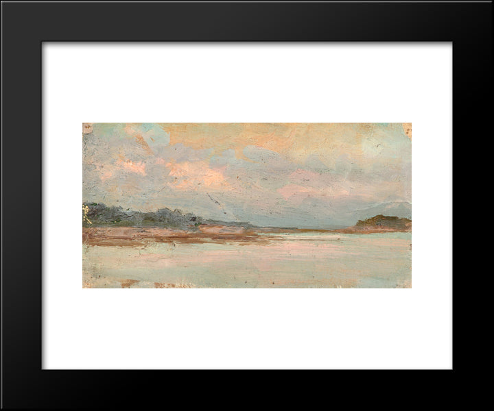 Study Of Landscape 20x24 Black Modern Wood Framed Art Print Poster by Roerich, Nicholas