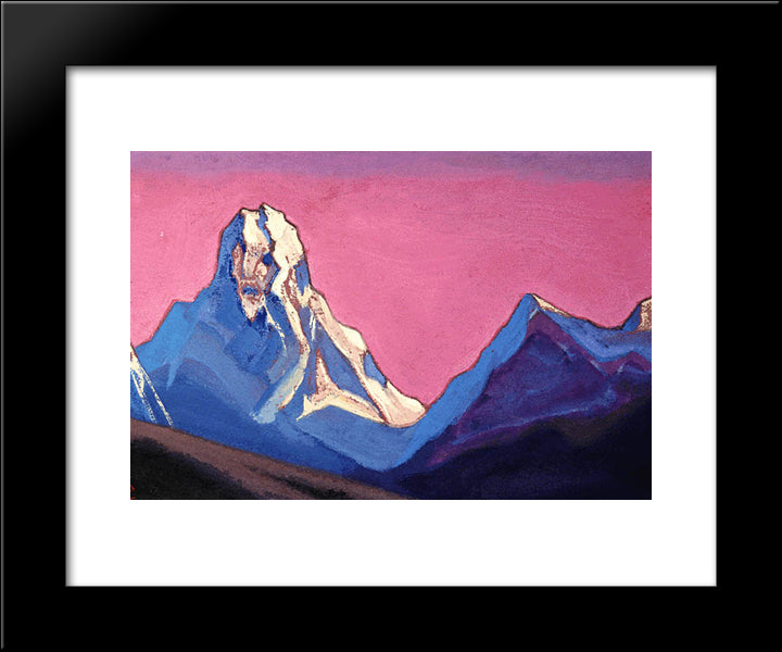 The Giant 20x24 Black Modern Wood Framed Art Print Poster by Roerich, Nicholas
