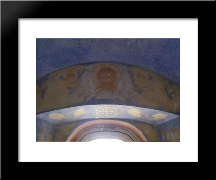 The Painting Of Chapel Of St. Anastasia 20x24 Black Modern Wood Framed Art Print Poster by Roerich, Nicholas