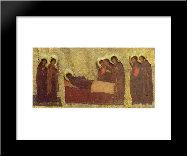 The Virgin Holidays. Assumption Of The Virgin. 20x24 Black Modern Wood Framed Art Print Poster by Roerich, Nicholas